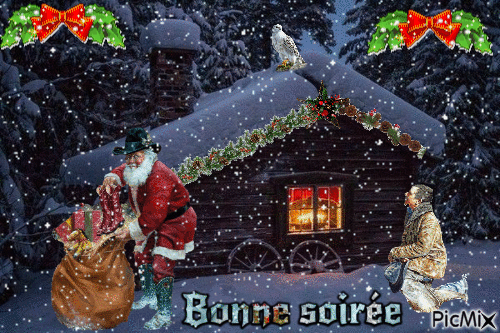 Noël dans l'ouest Américain 1 - Безплатен анимиран GIF