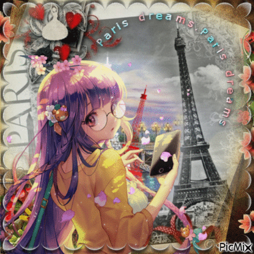 Manga à Paris - Besplatni animirani GIF