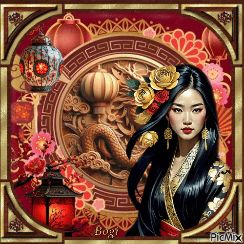 Oriental creation... - GIF animé gratuit