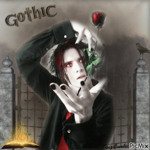 Concours : Homme gothique - Бесплатный анимированный гифка
