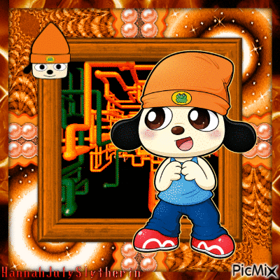 ♣Parappa the Rapper in Orange♣ - Animovaný GIF zadarmo