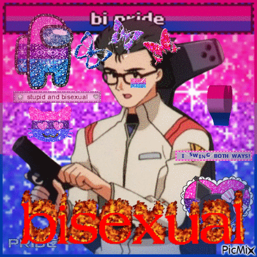 Bisexual Makoto Hyuuga - Darmowy animowany GIF