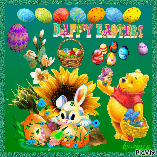 Happy Easter! - GIF animado gratis
