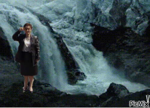 водопад - 免费动画 GIF