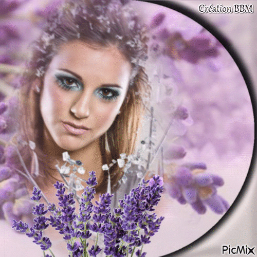 Portrait femme par BBM - GIF เคลื่อนไหวฟรี