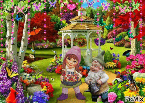 Susie's garden - Ingyenes animált GIF