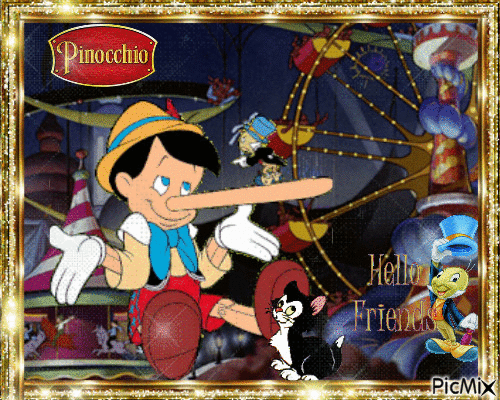Pinocchio - Ingyenes animált GIF