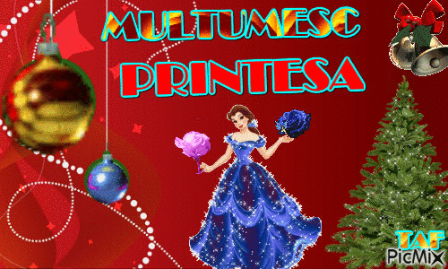 Multumesc  Printesa - Darmowy animowany GIF