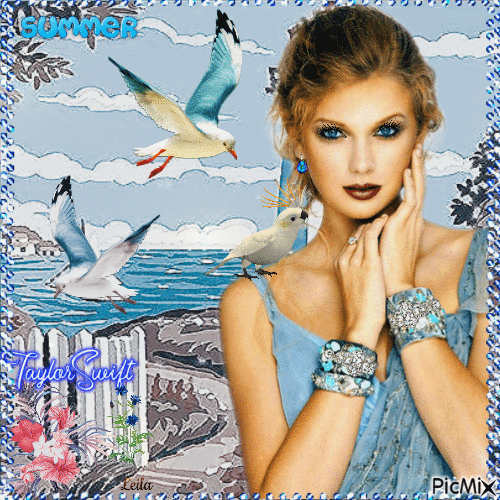 Taylor Swift. Summer - Zdarma animovaný GIF