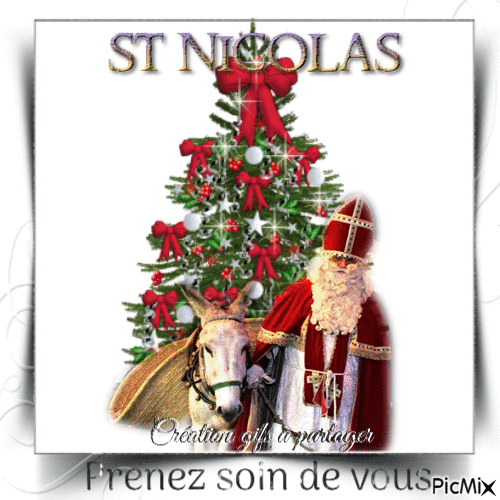 St Nicolas - GIF animado gratis
