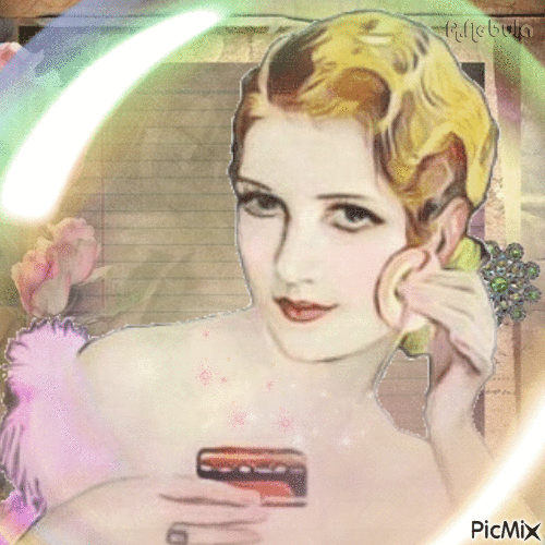 Vintage woman-contest - Δωρεάν κινούμενο GIF