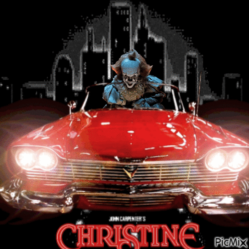 It x Christine - GIF animado grátis