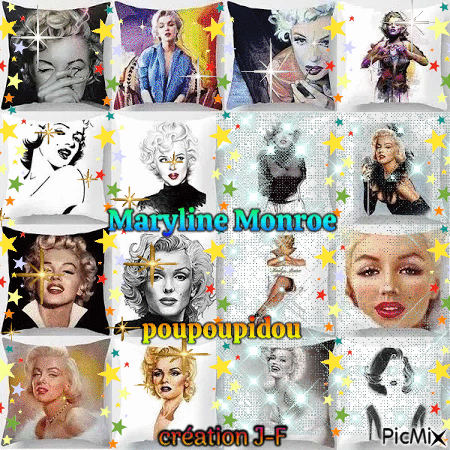 Maryline Monroe - GIF เคลื่อนไหวฟรี