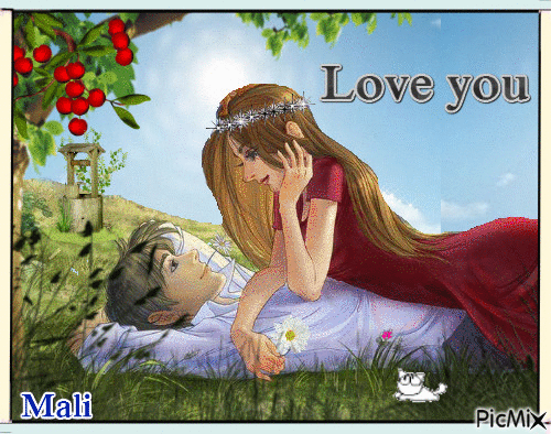 LOVE YOU - Бесплатни анимирани ГИФ