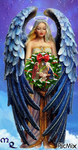 Nativity Angel - Animovaný GIF zadarmo