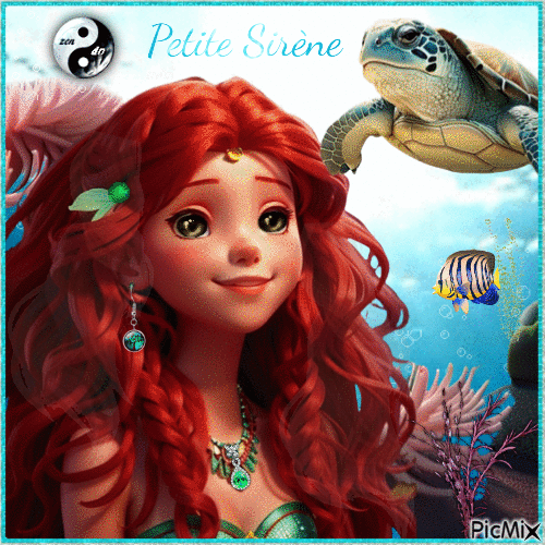Petite Sirène - GIF animasi gratis