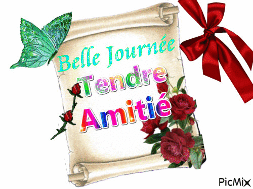 tendre Amitié - Безплатен анимиран GIF