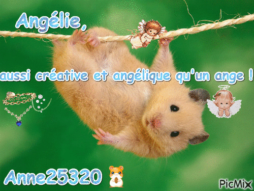 Angélie - GIF animado gratis