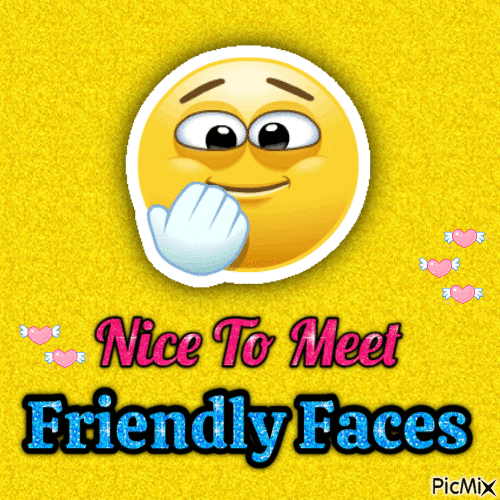 Friendly Faces - GIF animé gratuit