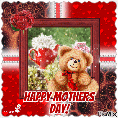 {{{Happy Mothers Day Bear}}} - Ingyenes animált GIF