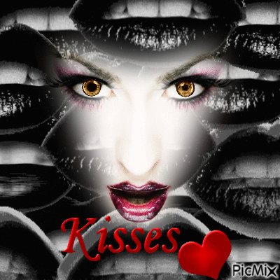 kisses - Darmowy animowany GIF