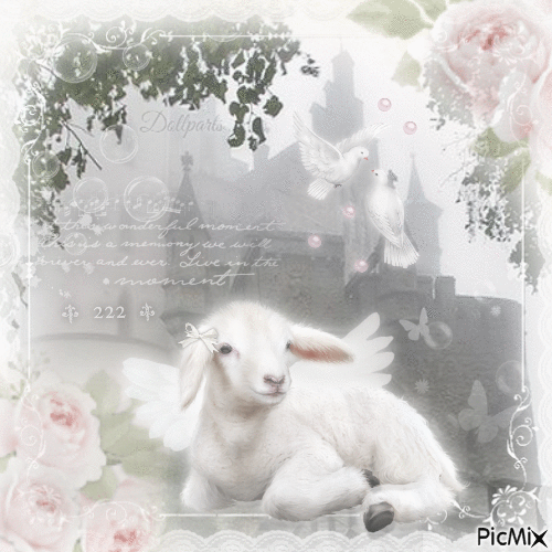 princess lamb - GIF animado grátis