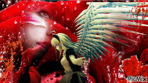 l'ange du demon - Безплатен анимиран GIF