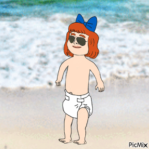 Summer baby - Animovaný GIF zadarmo
