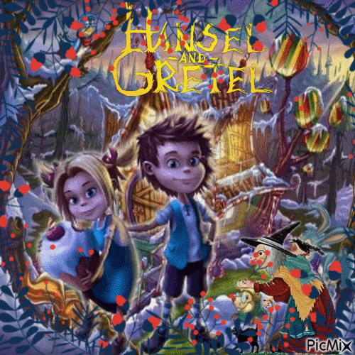 Hansel and Gretel - Besplatni animirani GIF