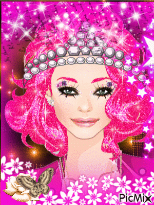 pink princess - 免费动画 GIF