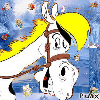 Giff Picmix Lucky Luke Jolly Jumper créé par moi