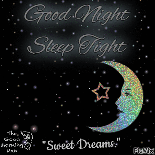 Good Night Sleep Tight - Nemokamas animacinis gif