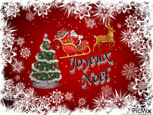 Joyeux Noel - Gratis animeret GIF
