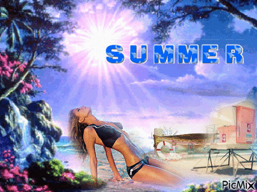 Summer - GIF เคลื่อนไหวฟรี