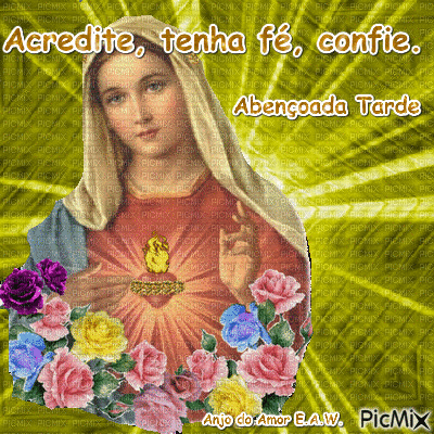 Maria Mãe de Jesus - Безплатен анимиран GIF