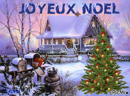 joyeux Noel - GIF animasi gratis