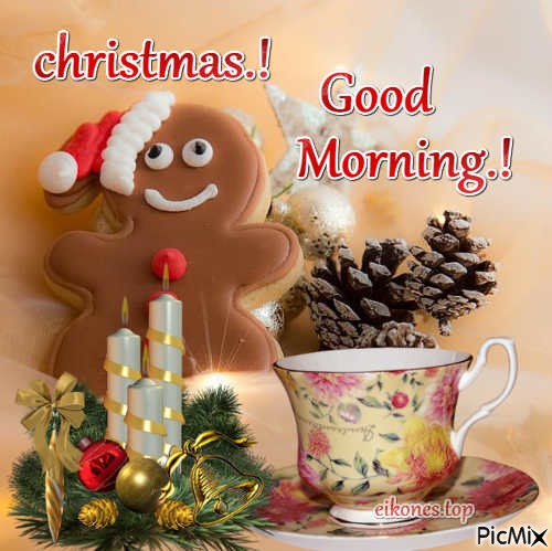 Christmas- Good Morning.! - фрее пнг
