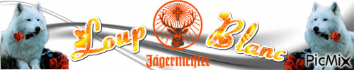 Loup blanc Jägermeister !! - GIF animado gratis