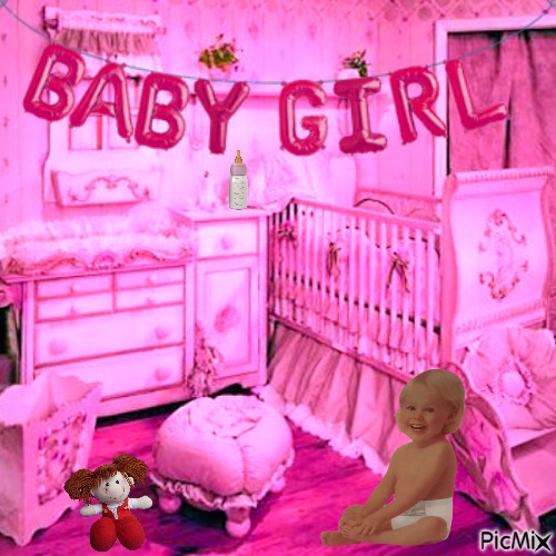 Pink nursery - ilmainen png