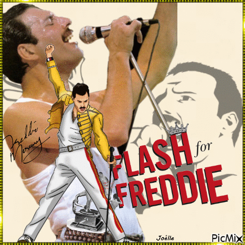 Freddie Mercury - Безплатен анимиран GIF