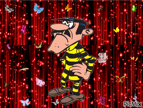 Giff Picmix Lucky Luke Joe Dalton créé par moi - GIF animé gratuit