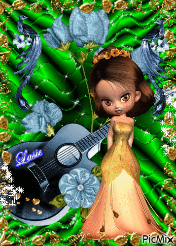 Jolie petite poupée ♥♥♥ - GIF animado gratis