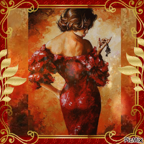 LADY IN RED - 免费动画 GIF