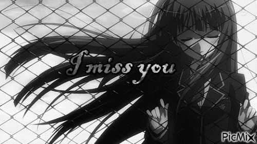 miss you - Ingyenes animált GIF