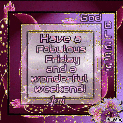 Have a fabulous friday - Free animated GIF