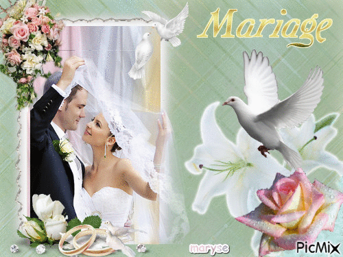 mariage - Ilmainen animoitu GIF