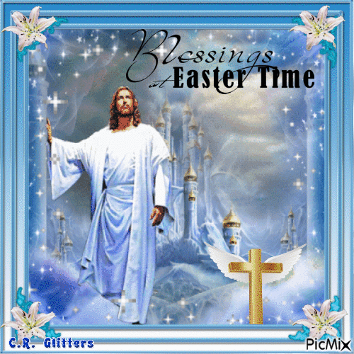 Blessings At Easter - Бесплатный анимированный гифка