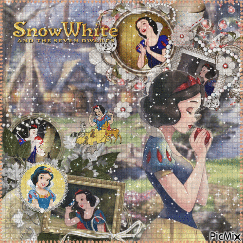 Snow White 🍎 elizamio - GIF animado grátis