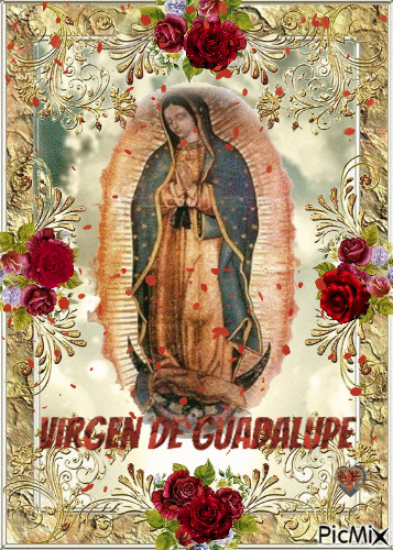 Virgen de Guadalupe - Безплатен анимиран GIF