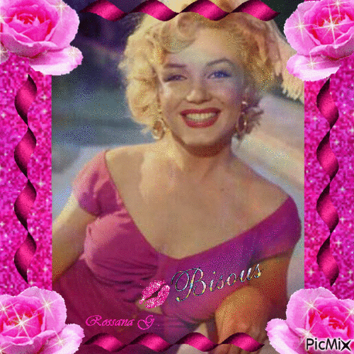 Marilyn Monroe le mythe - GIF animé gratuit